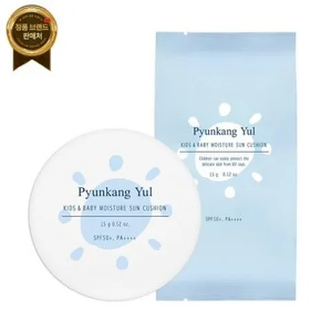 키즈앤베이비 모이스처 선쿠션 (본품 + 리필) SPF50+ PA++++ 15g X 2개입