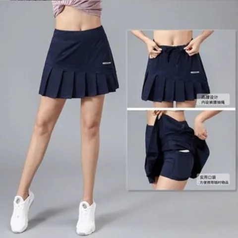 배드민턴 스커트 치마바지 플리츠 탁구 볼링 골프웨어 여성용 반바지 플레어 여성골프치마 빅사이즈 여름스커트
