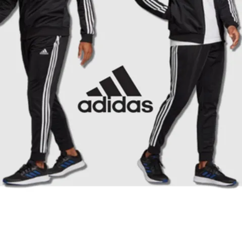 [당일발송] 아디다스 adidas 트랙 팬츠 조거 바지 삼선 검정 3선 스트라이프 트레이닝복 츄리닝 체육복 단체복 운동복