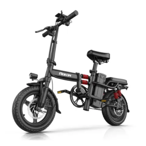 등하원 전기 자전거 접이식 10ah pas주행 약60km 48V 통학용 배달용 전기자전거 에코맘스토어
