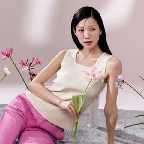 더엣지 [3종세트] 24SS 스퀘어넥 슬리브리스 니트탑 2027194761