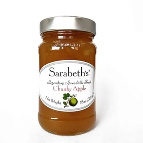 Sarabeth\'s Legendary Chunky Apple 사라베스 애플잼 510g 2팩, 2개