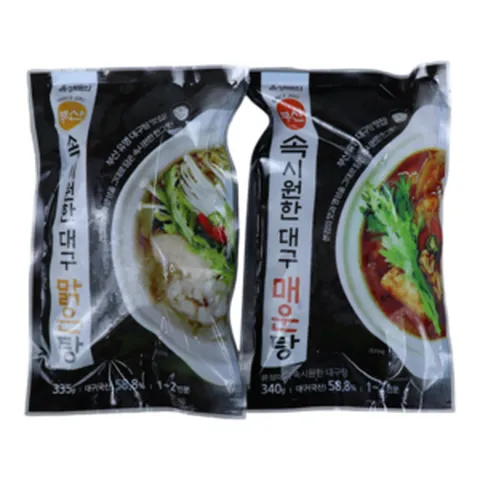 윤성매의 부산 속시원한 대구탕 8팩(맑은탕4팩+매운탕4팩), 8개, 335g