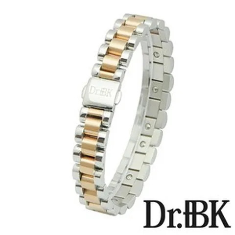 [Dr.BK] 일본 게르마늄 팔찌 RX BS002 (로렉스 핑크골드 팔찌), 1개, 남성용/XL