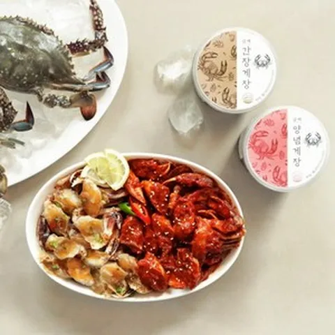 다담은 밥도둑장 국내산 한입 금게간장게장 양념게장 [], 금게간장게장 450g x 4통, 4개, 400g