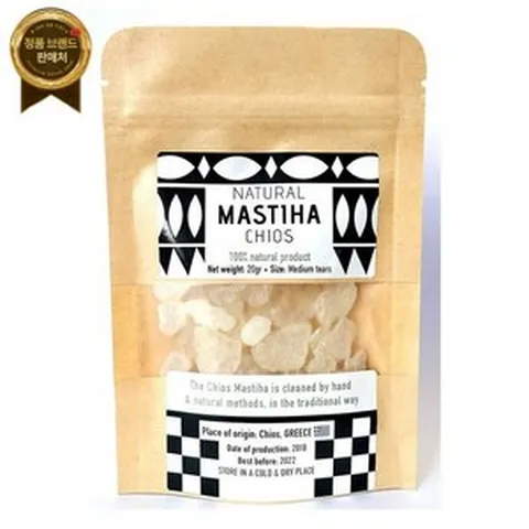 Chios Mastiha Tears Gum Greek 100% 메스틱검 20g, 1개