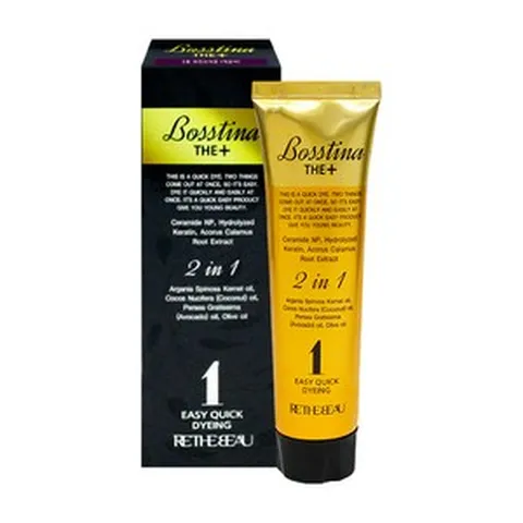 보스티나 시즌2 더 플러스 염색제 3호 와인브라운/새치커버 셀프 흰머리 뿌리 염색약