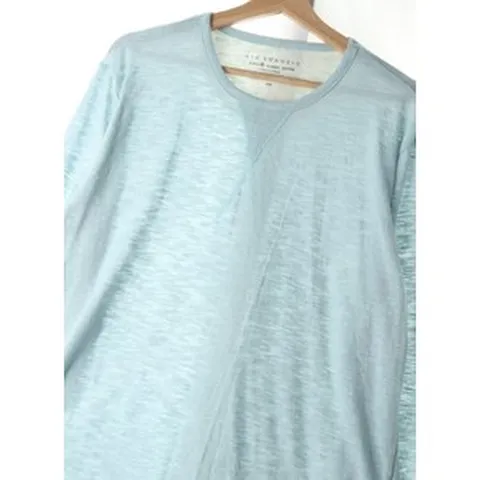 (2XL)지오송지오 긴팔티셔츠 빅사이즈 연블루68