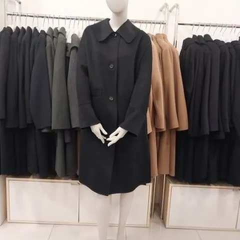 프로그램NC해운대점 파격할인 귀여운 플랫 칼라 울코트 P244H010