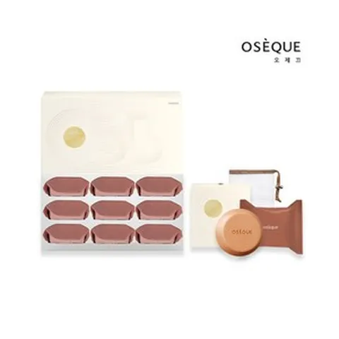 [오제끄] [비누10개입] 자연이 빚은 오색황토 시그니처 바 (비누 총 10개+거품망1개, 상세 설명 참조