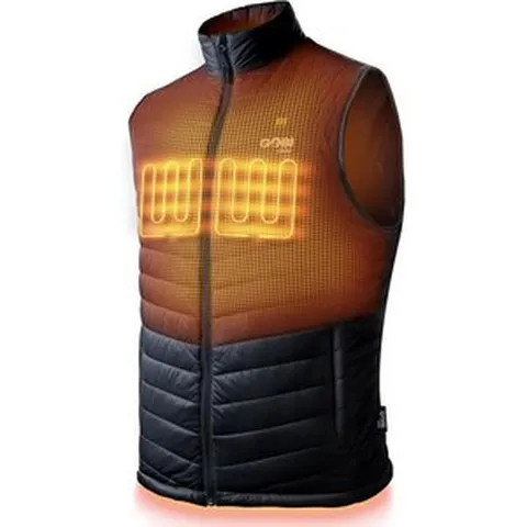 듄 남성용 온열 조끼 - 10시간 열 | 배터리 및 충전기 포함 | 세탁기 사용 가능