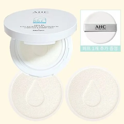 [24년 홈쇼핑 최신] ahc 선쿠션 썬쿠션 시카 카밍 EX 본품1+리필2+퍼프1장추가