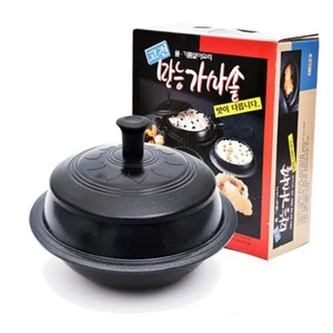 고전 만능 가마솥 인덕션 IH 가정용 무수분 찜기 밥솥, [일반용] 소 1~2인용 / 13cm