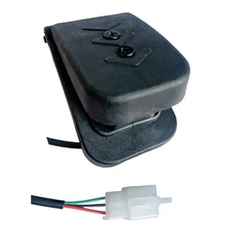 카트 전기 자전거 스쿠터 브레이크 풋 페달 스로틀 ebike 전기 세발 자전거 가속기 페달 속도 제어 자전거, 한개옵션0