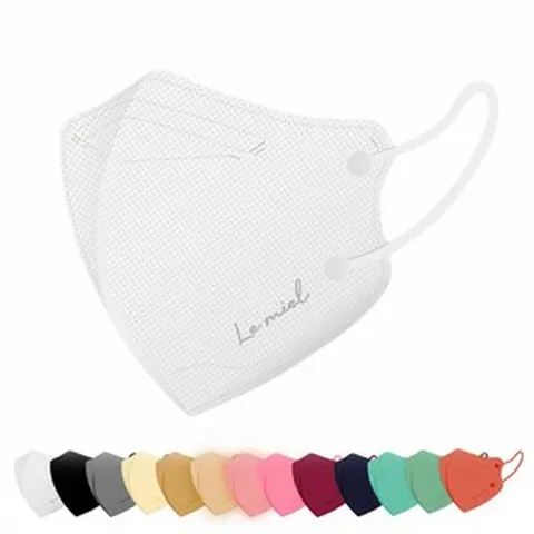 [1+1] 르미엘 2D 새부리형 칼라 마스크, 클린화이트, 2박스, 50매입