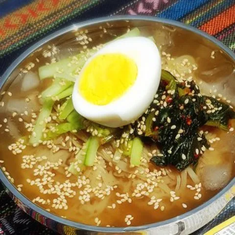 간편한 한끼 찰보리 보리 냉면 물냉면 육수포함 4인분, 1개, 200g