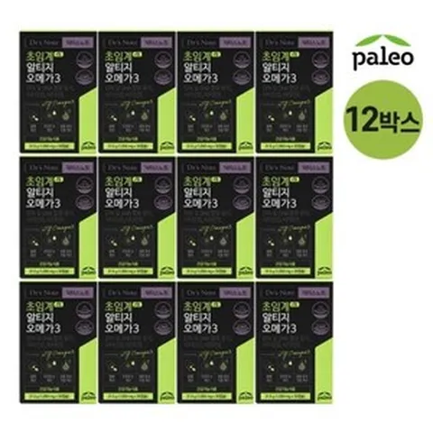 팔레오 초임계 알티지 오메가3 12개월분, 없음, 30개