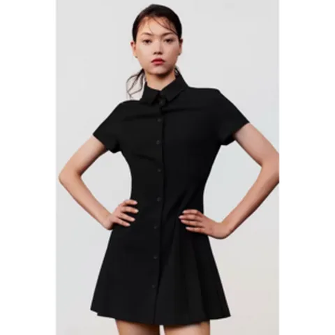 ZARA 자라 셔츠 스타일 미니 원피스