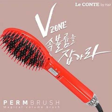[르꽁뜨바이헤어] 속볼륨 펌브러쉬_레드, 없음
