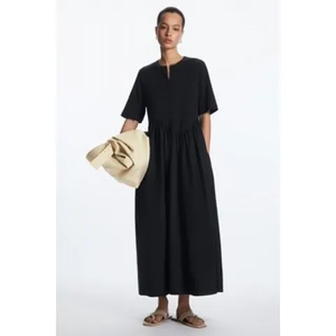 COS 코스 여성 캐주얼 스트럭처 플리츠 오버사이즈 원피스 드레스 ch864