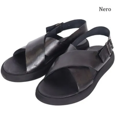 브라도르 BRADOR 남성 가죽 샌들 크로스 스트랩 92-719 24SS