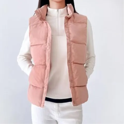 가을 겨울 여성 골프 스포츠웨어 패딩 조끼 여름골프웨어 스크린