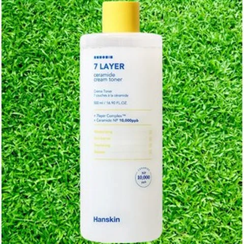 한스킨 세븐레이어 세라마이드 모찌 크림 토너 500ml 대용량 보습 진정, 1개