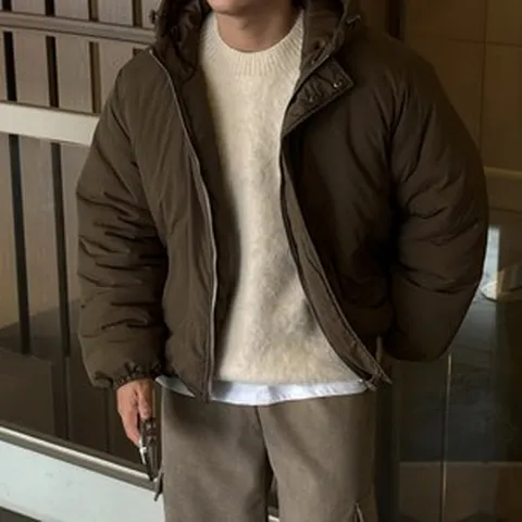 매건 웰론 후드 패딩 점퍼