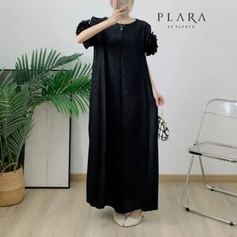 플라라 플라라 (88까지)플리츠엘보우맥시원피스
