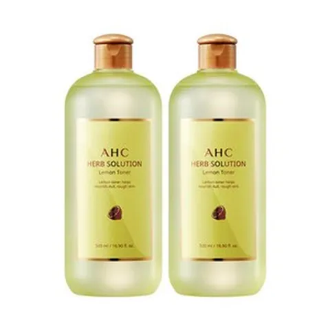 AHC 세이프온라이트선세럼AD 40ml 1개 + 세이프온톤업선크림 20ml 1개, AHC 허브솔루션레몬토너, 500ml, 2개