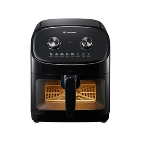 리빙웰 투명 에어프라이어 디지털 YD-55K07A 블랙