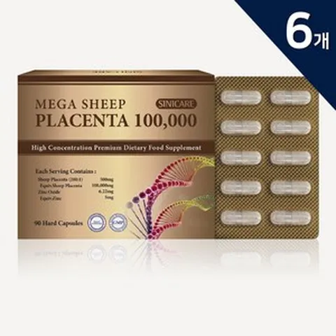 시니케어 SINI CARE 호주 양태반 플라센타 100 000mg 캡슐, 6개, 90, 90정