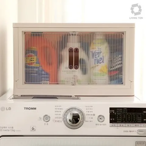 리빙톤 양문형 폴딩박스 수납장 1단세트 리빙박스 46L, 리빙톤 양문형 폴딩 수납장 1단세트, 1개