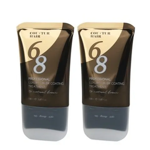 [꾸띄르헤어] (4개) 컬러코팅 트리트 내추럴브라운 200ml, 4개