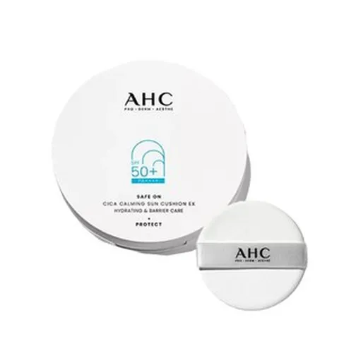 AHC 2024 최신상 AHC 선쿠션 시카 카밍 EX 박세리 썬쿠션 본품+추가 퍼프, 본품+추가퍼프, AHC 시카 카밍 선쿠션 EX