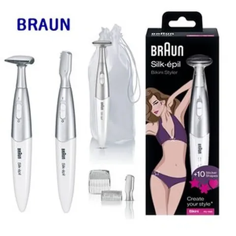 브라운 FG1100 잔털정리기 눈썹 솜털 제모기 2헤드 비키니 여성트리머, FG1100(화이트)