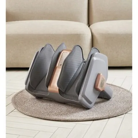 웰모아(WELLMOA) 웰모아 웰러쉬 스윙 각도조절 온열 종아리 발 지압 마사지기 HCW-60S, 그레이