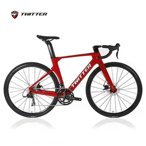트위터자전거 R10 RS 22단 완전내선형 풀카본 디스크, 52, 레드