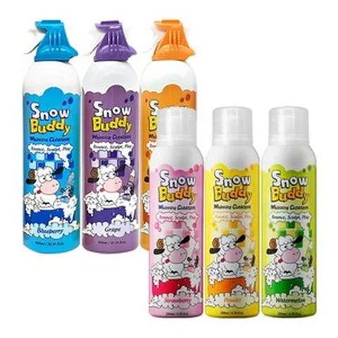 스노우버디 버블클렌저 올패키지 종합 6종 총 1500ml, 딸기+파우더+수박+그레이프+오렌지+블루베리