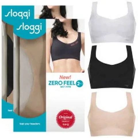 슬로기 브라 제로필 2매 노와이어 무봉재 브라탑