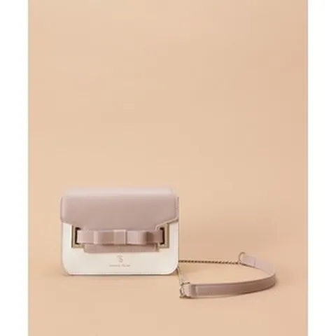 사만사 타바사 Samantha Thavasa 여성 숄더백 수납 가방 우먼 핸드백 배색 엠슈 II 작은 사이즈 168115