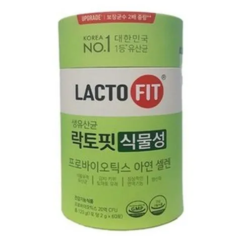 락토핏 생유산균 식물성 프로바이오틱스 x 60포 (1개), 상세페이지 참조