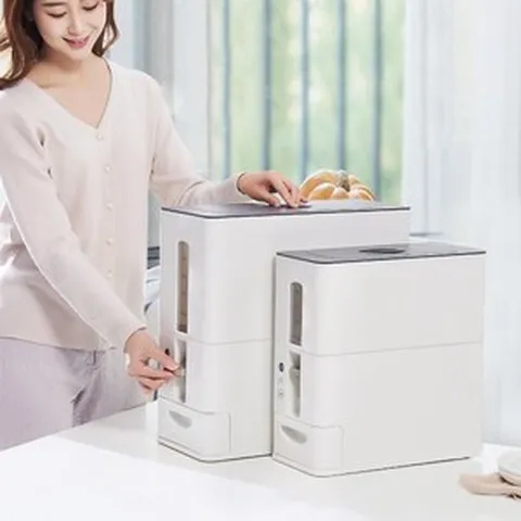 쌀통 쌀보관함 자취템 자취쌀보관통 쌀제습통 진공쌀 쌀냉장고 항아리쌀통 쌀보관용기 쌀보관 쌀밀페용기 쌀독 락앤락쌀통 쌀통추천 쌀통10kg 쌀통12kg 쌀냉장고추천 진동쌀통추천 쌀, 1개