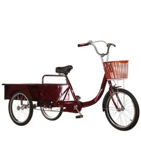 어른용 세발 자전거 수레 자전거 3발 성인용 산책, Xiaodou(충격 흡수 포크 ) 타이어