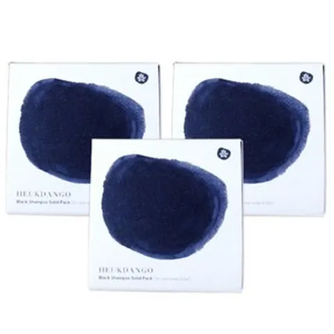 흑당고 가려움 없는 두피 고체팩, 3개, 130g