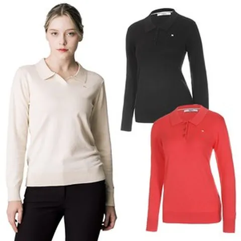 아놀드파마 여성 니트카라 티셔츠 3종 택 1 200988