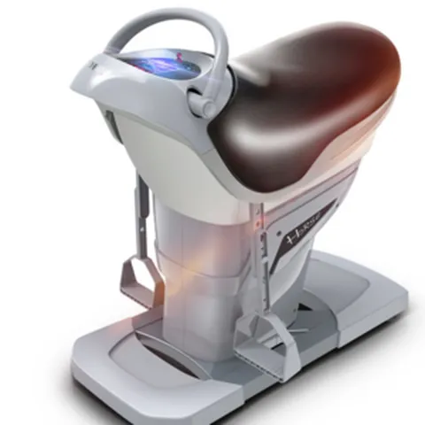 전동승마기 전신 유산소 전동 승마 머신 가정용 코어, 회색 LCD 디스플레이 적재 능력 150KG, 단일사이즈