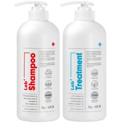 바이아우어 랩플러스 샴푸 + 트리트먼트 750ml, 1세트