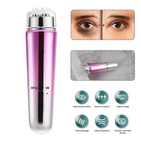 눈 마사지기 지팡이 진동 마사지기 다크 아이 서클 제거 미니 마사지 펜 눈 가방 제거 리프팅 퍼밍 뷰티 기기