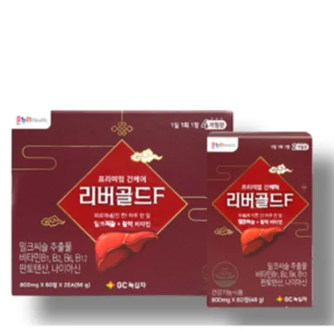 녹십자 리버골드 F 밀크씨슬 간영양제 4개월분(120정), 1개, 120정